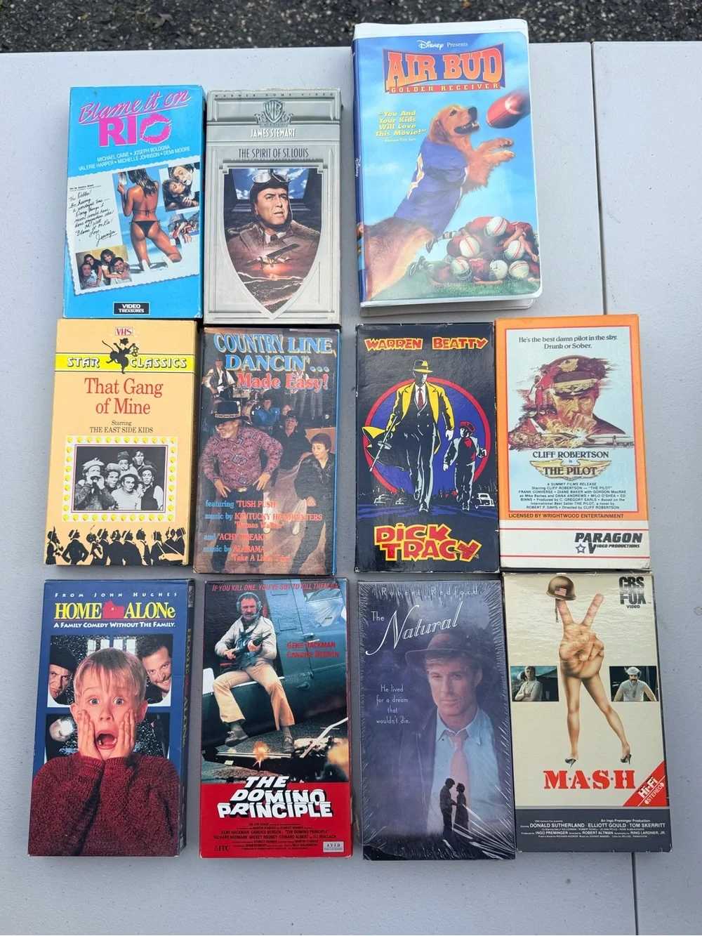 Assorted Movie VHS Collection CDs  & DVD vintage 65 Pieces total